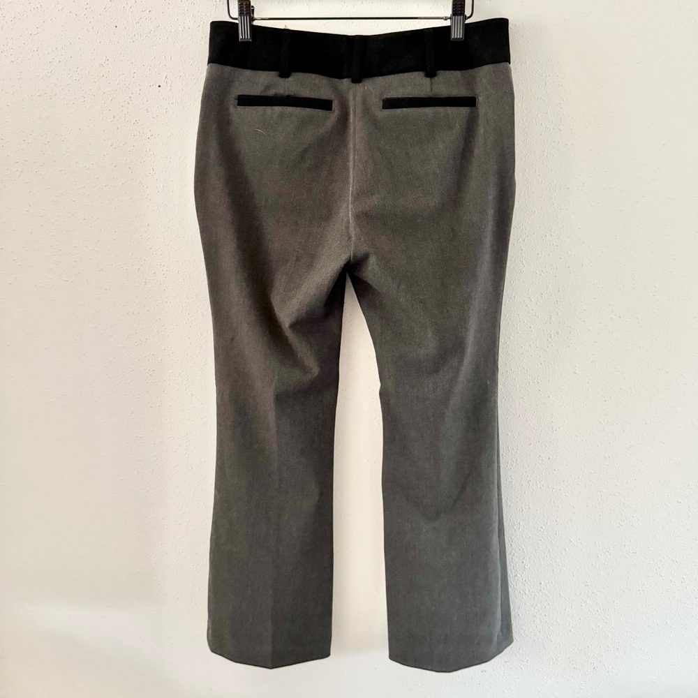 NY&Co Petite Grey Slim Stretch Mid-Rise Ankle Trouser Pants Women's sz 8 Medium - Picture 4 of 6